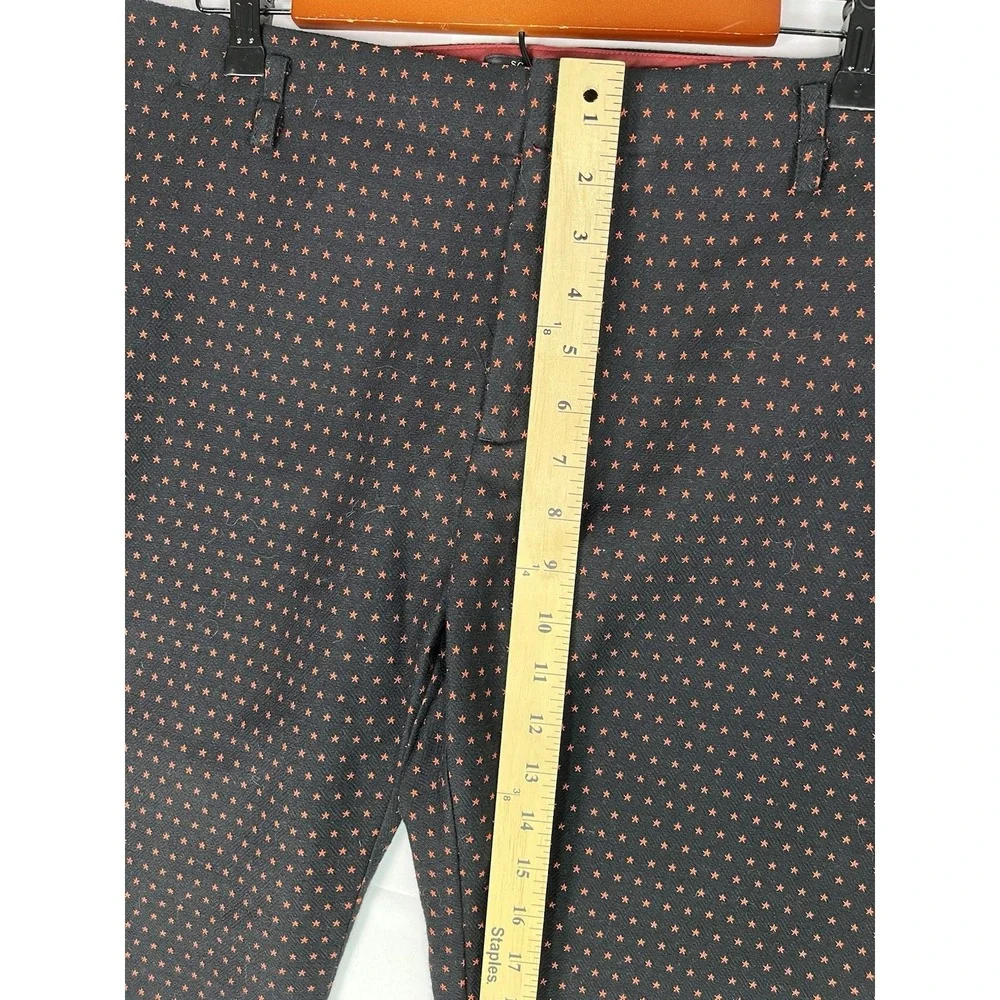Scotch‎ & Soda Magical Altitudes Star Jacquard Pant Size XL Black Red EUC